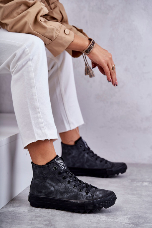 Calçado de lazer Big Star aquecido cor preta GG274069 Calçado de lazer Big Star aquecido cor preta GG274069