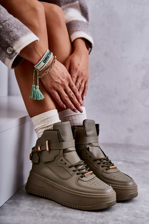 calçados esportivos aquecidos cor verde Lexa calçados esportivos aquecidos cor verde Lexa