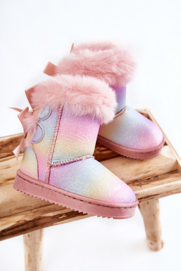 Calçados infantis quentes com fitas botas de neve Várias cores Funky 2