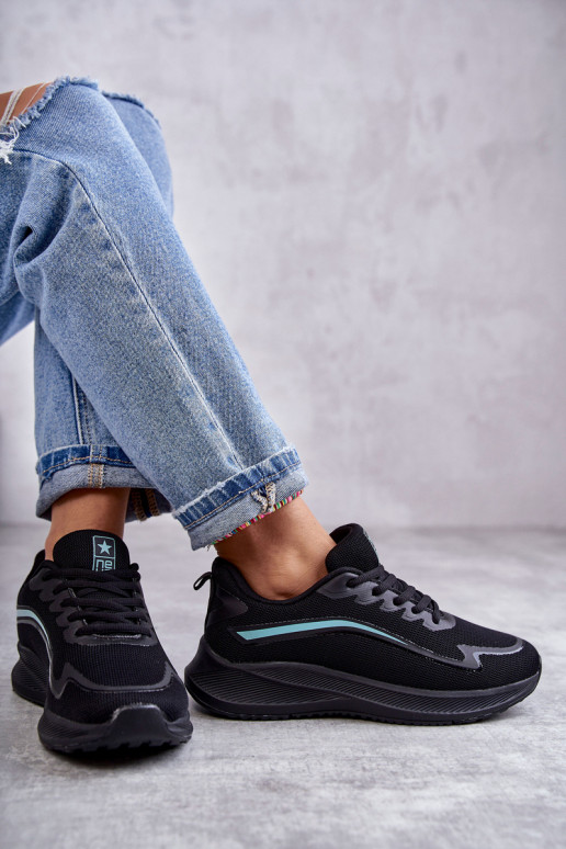 Calçados esportivos da moda tênis modelo sapatos cor preta Ida Calçados esportivos da moda tênis modelo sapatos cor preta Ida