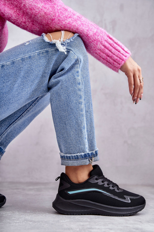 Calçados esportivos da moda tênis modelo sapatos cor preta Ida Calçados esportivos da moda tênis modelo sapatos cor preta Ida