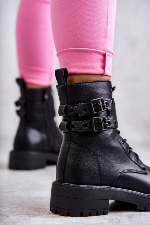 Botas aquecidas na cor preta Silvor Botas aquecidas na cor preta Silvor