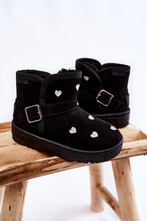 Botas de neve infantis Big Star KK374243 pretas Botas de neve infantis Big Star KK374243 pretas