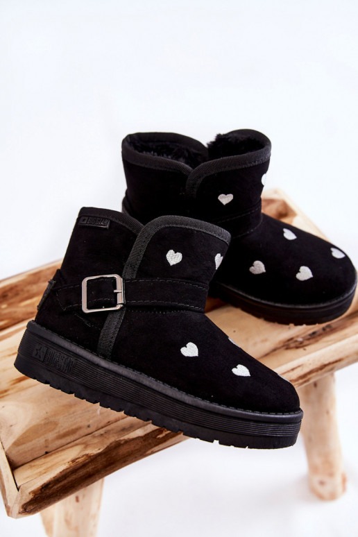 Botas de neve infantis Big Star KK374243 pretas Botas de neve infantis Big Star KK374243 pretas