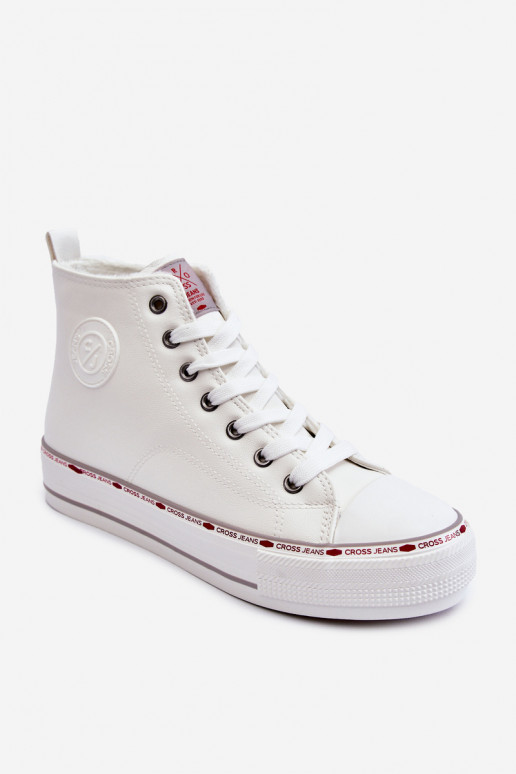 sapatos casuais com sola Cross Jeans KK2R4044C cor branca