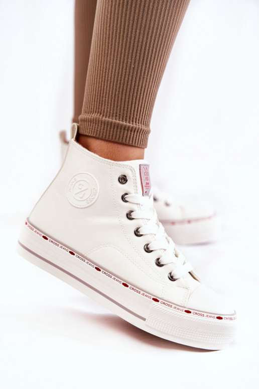 sapatos casuais com sola Cross Jeans KK2R4044C cor branca