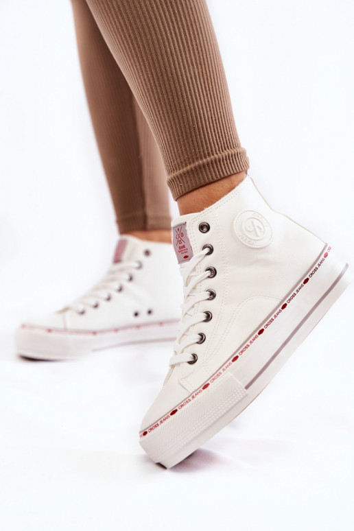 sapatos casuais com sola Cross Jeans KK2R4044C cor branca