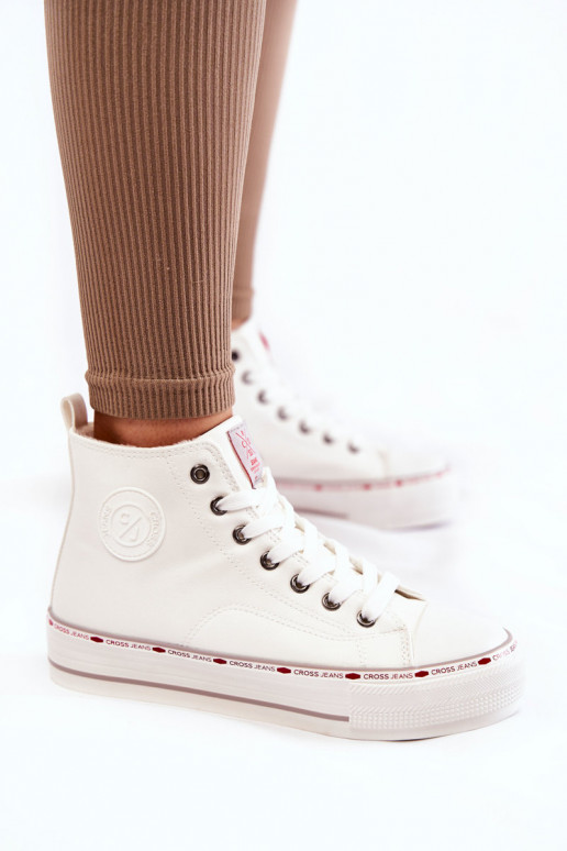 sapatos casuais com sola Cross Jeans KK2R4044C cor branca