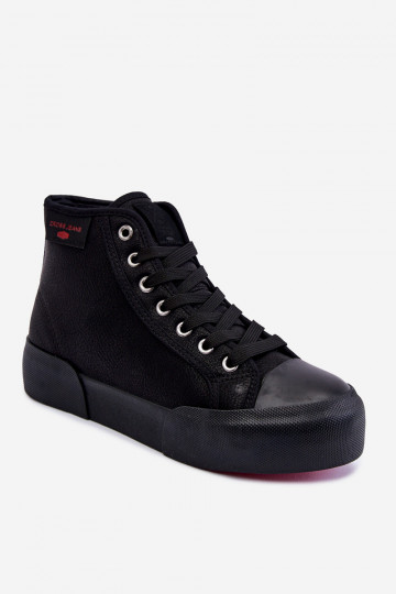 sapatos casuais com sola Cross Jeans KK2R4055C cor preta