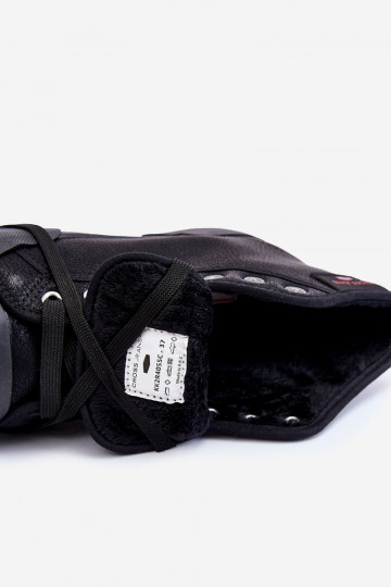 sapatos casuais com sola Cross Jeans KK2R4055C cor preta 2