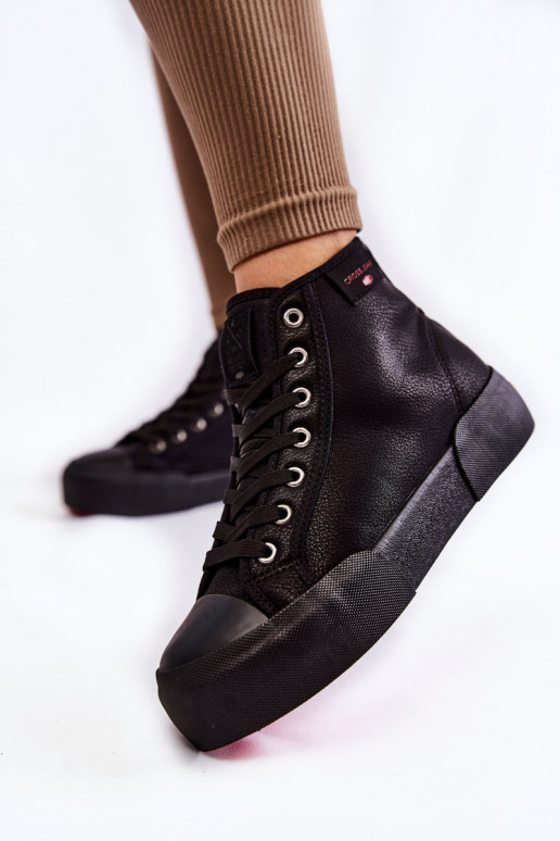 sapatos casuais com sola Cross Jeans KK2R4055C cor preta sapatos casuais com sola Cross Jeans KK2R4055C cor preta