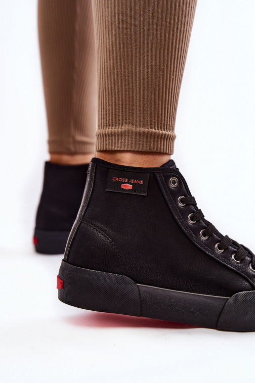 sapatos casuais com sola Cross Jeans KK2R4055C cor preta sapatos casuais com sola Cross Jeans KK2R4055C cor preta