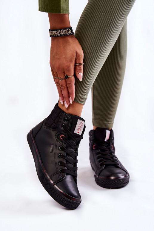 sapatos casuais com sola Cross Jeans KK2R4058C cor preta