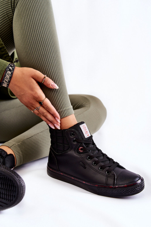 sapatos casuais com sola Cross Jeans KK2R4058C cor preta