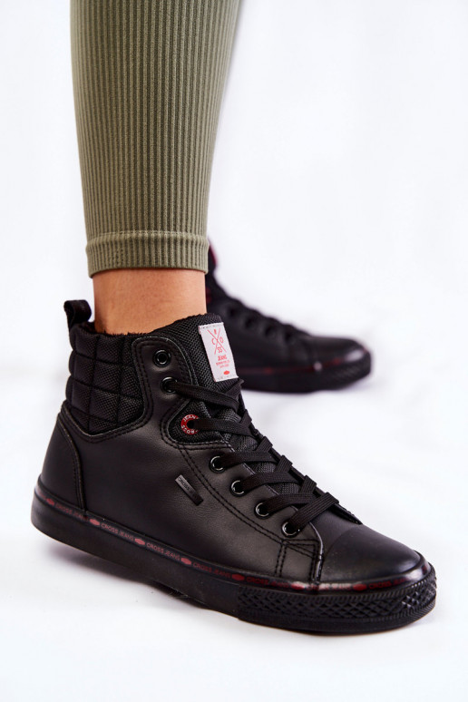 sapatos casuais com sola Cross Jeans KK2R4058C cor preta