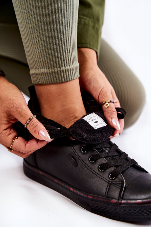 sapatos casuais com sola Cross Jeans KK2R4058C cor preta