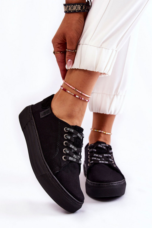 Sapatos femininos Memory Foam System Big Star KK276001 preto Sapatos femininos Memory Foam System Big Star KK276001 preto