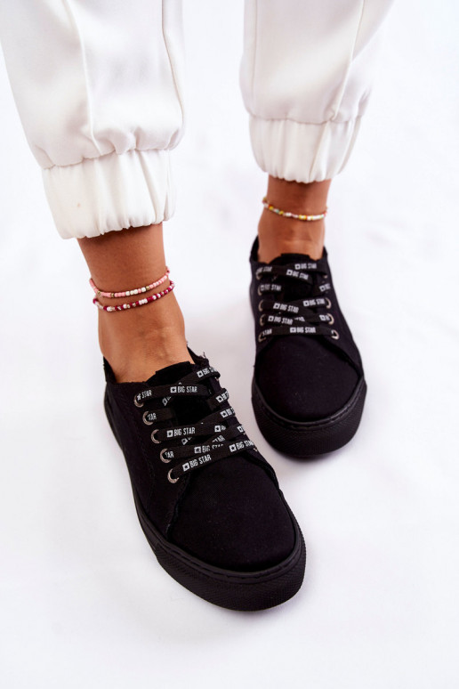 Sapatos femininos Memory Foam System Big Star KK276001 preto Sapatos femininos Memory Foam System Big Star KK276001 preto