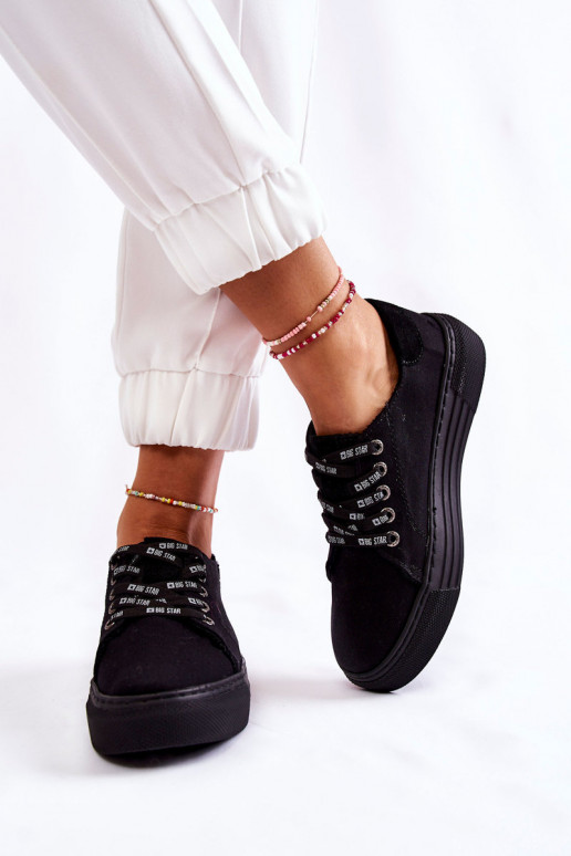 Sapatos femininos Memory Foam System Big Star KK276001 preto Sapatos femininos Memory Foam System Big Star KK276001 preto