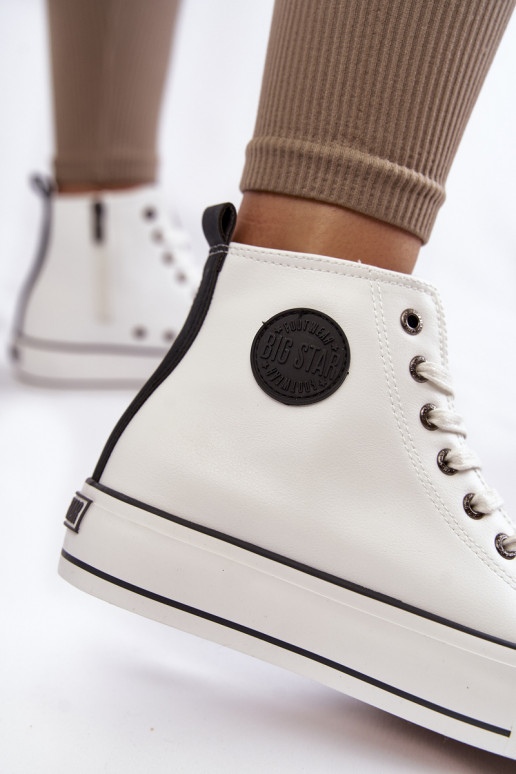 sapatos de lazer aquecidos Big Star KK274170 cor branca sapatos de lazer aquecidos Big Star KK274170 cor branca