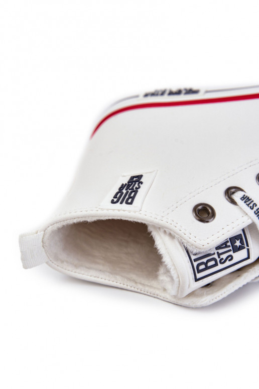 sapatos de lazer aquecidos Big Star KK174345 cor branca sapatos de lazer aquecidos Big Star KK174345 cor branca