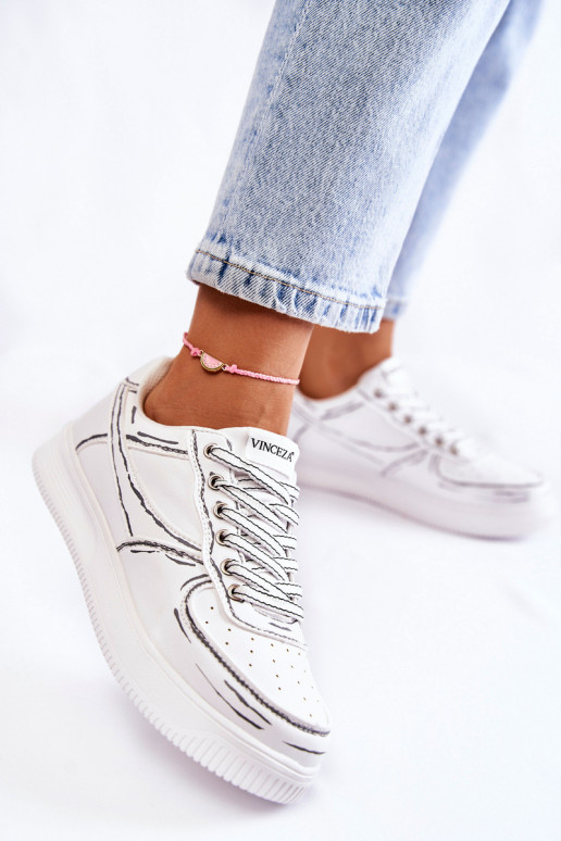 calçados esportivos na cor branca Solveig calçados esportivos na cor branca Solveig