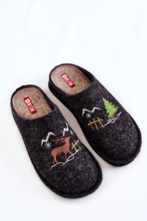 chinelos Big Star KK276018 Preto e bege chinelos Big Star KK276018 Preto e bege