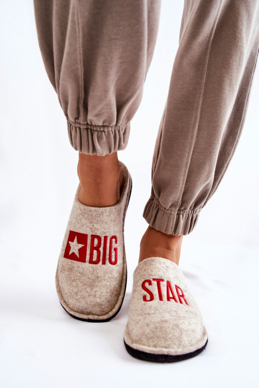 chinelos Big Star KK276021 bege
