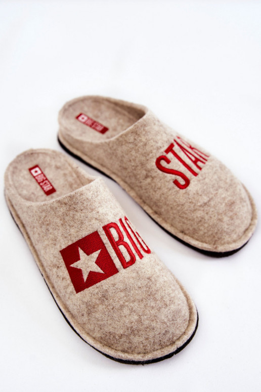 chinelos Big Star KK276021 bege