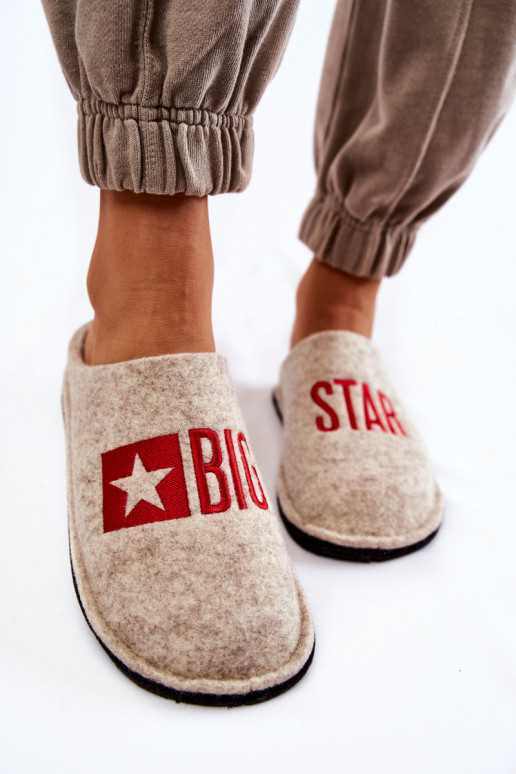 chinelos Big Star KK276021 bege