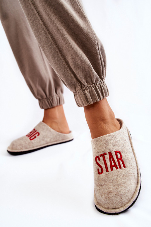 chinelos Big Star KK276021 bege