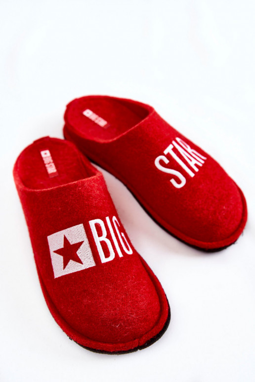 chinelos Big Star KK276022 vermelho