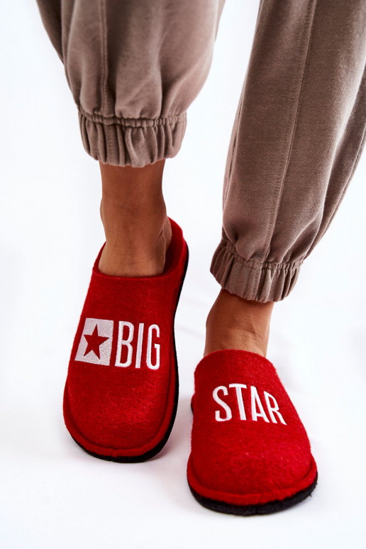 chinelos Big Star KK276022 vermelho