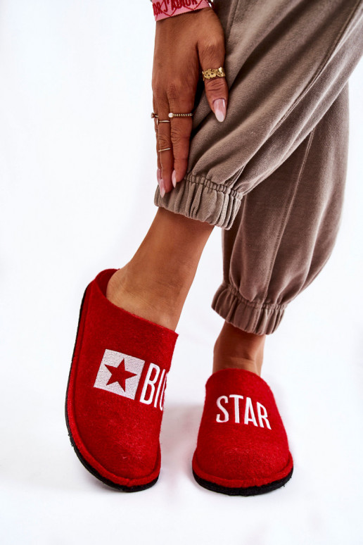 chinelos Big Star KK276022 vermelho