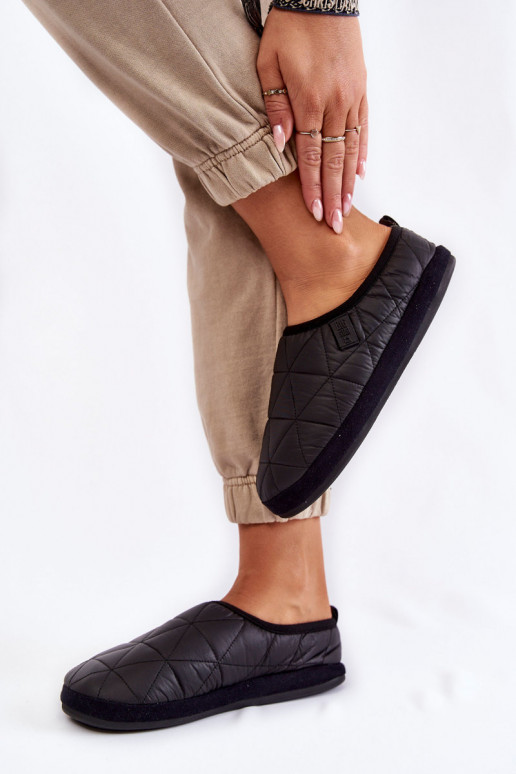 Chinelos slip-on Big Star KK274606 pretos