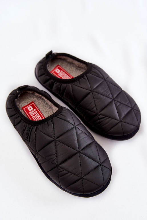 Chinelos slip-on Big Star KK274606 pretos