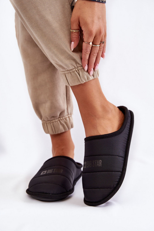 Chinelos modelo clássico Big Star KK274602 preto