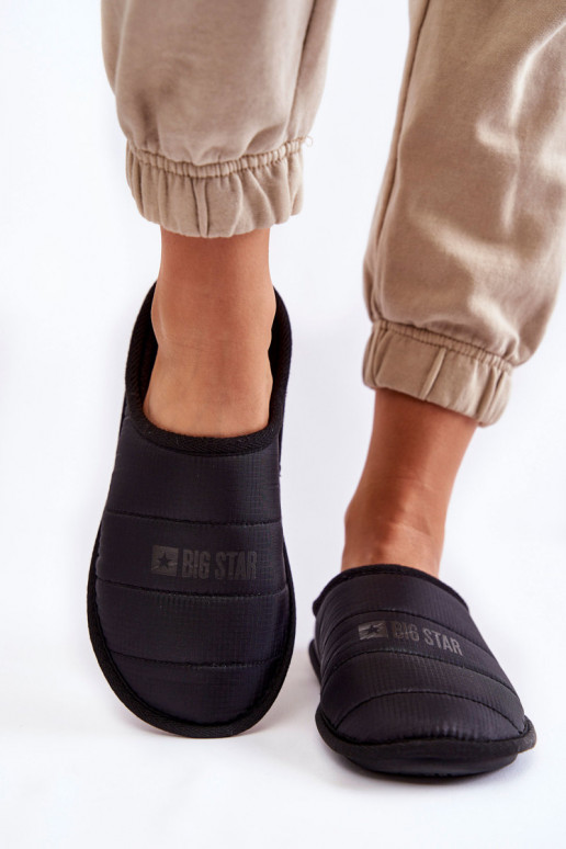 Chinelos modelo clássico Big Star KK274602 preto