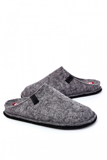 Chinelos masculinos clássicos Big Star KK176001 cor cinza