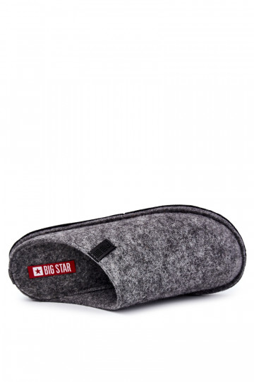 Chinelos masculinos clássicos Big Star KK176001 cor cinza 2
