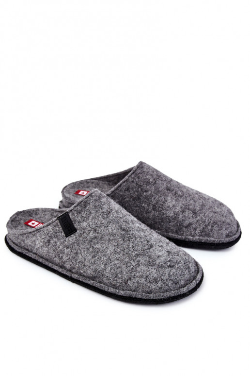 Chinelos masculinos clássicos Big Star KK176001 cor cinza