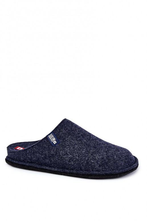 Chinelos masculinos clássicos Big Star KK176004 azul escuro