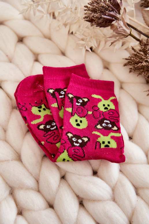Meias estampadas exclusivas 5 unid. Cores diferentes
