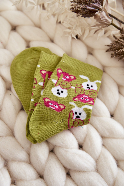 Meias estampadas exclusivas 5 unid. Cores diferentes