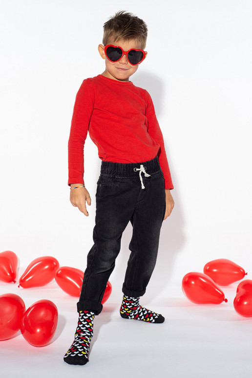 Um conjunto de meias coloridas