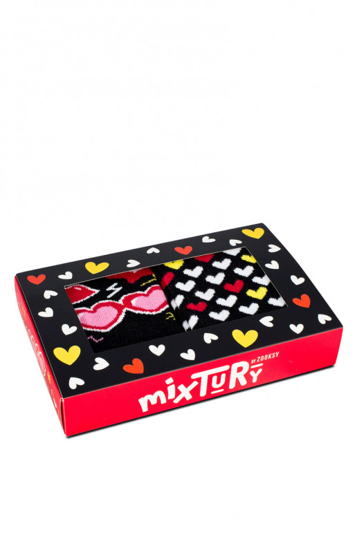 Um conjunto de meias coloridas