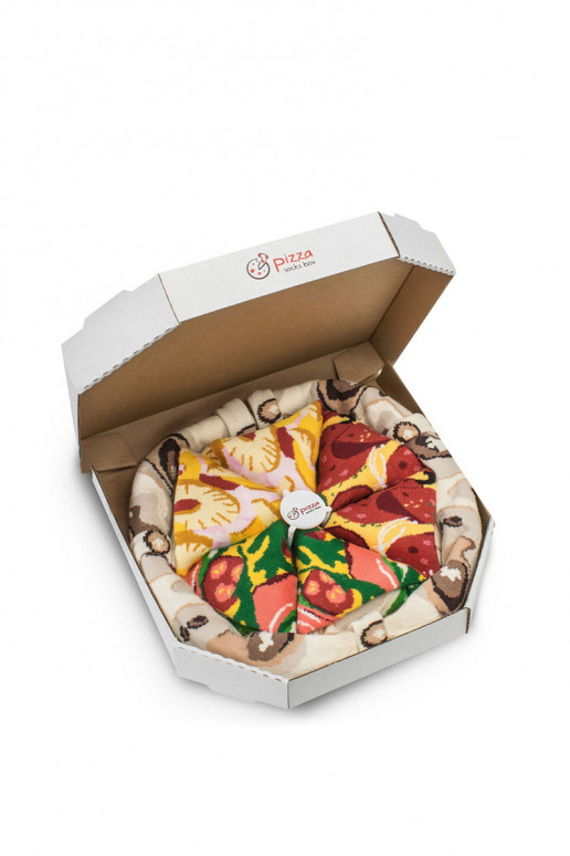 Meias coloridas em caixa 5 Par