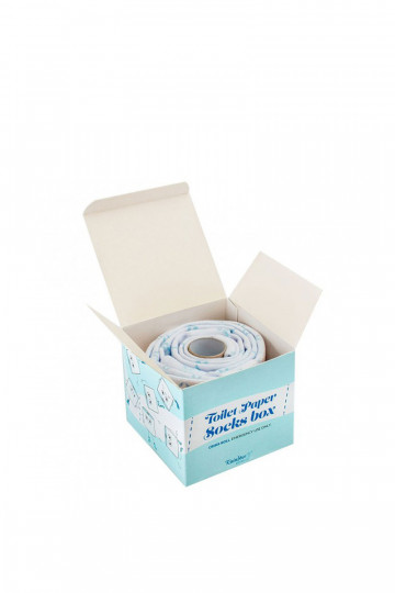 2 pares de meias coloridas em uma caixa