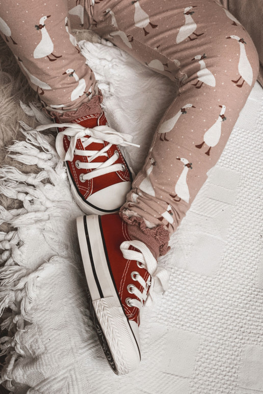 Calçado desportivo infantil clássico na cor vermelha Filemon Calçado desportivo infantil clássico na cor vermelha Filemon