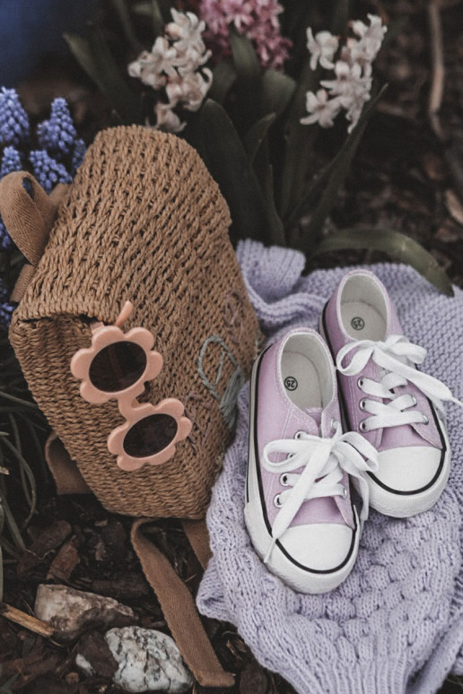 Calçado desportivo infantil clássico Purple Filemon